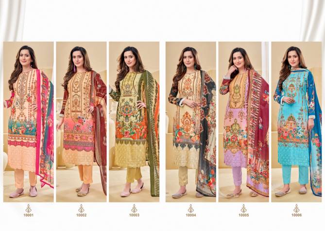 Safa By Zsm 10001-10006 Printed Salwar Suits Catalog